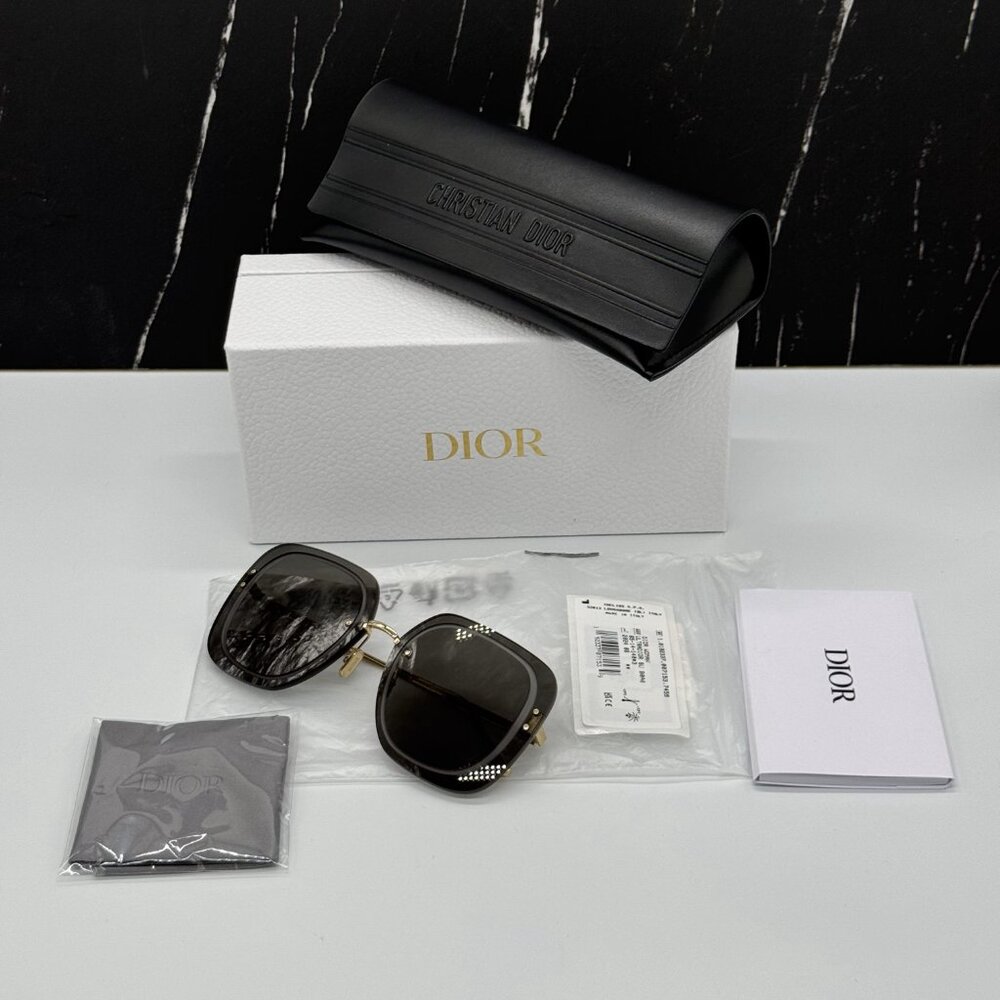 NEW ULTRADIOR SU B0A0 DIOR GOLD SMOKE WOMEN DIOR SUNGLASSES - Picture 12 of 12